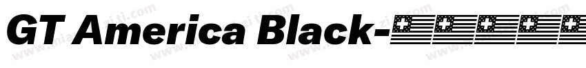 GT America Black字体转换